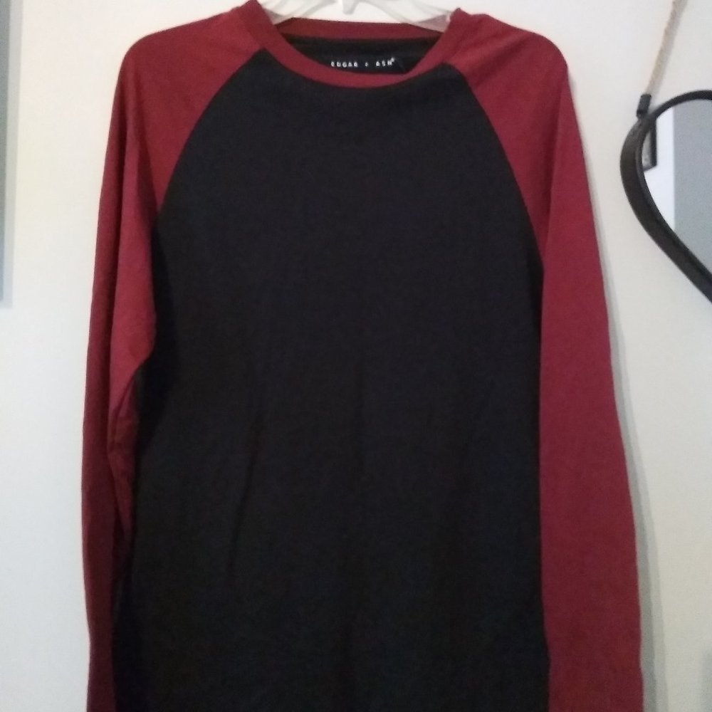 Maroon and black long sleeve (still with tag) size small in mens